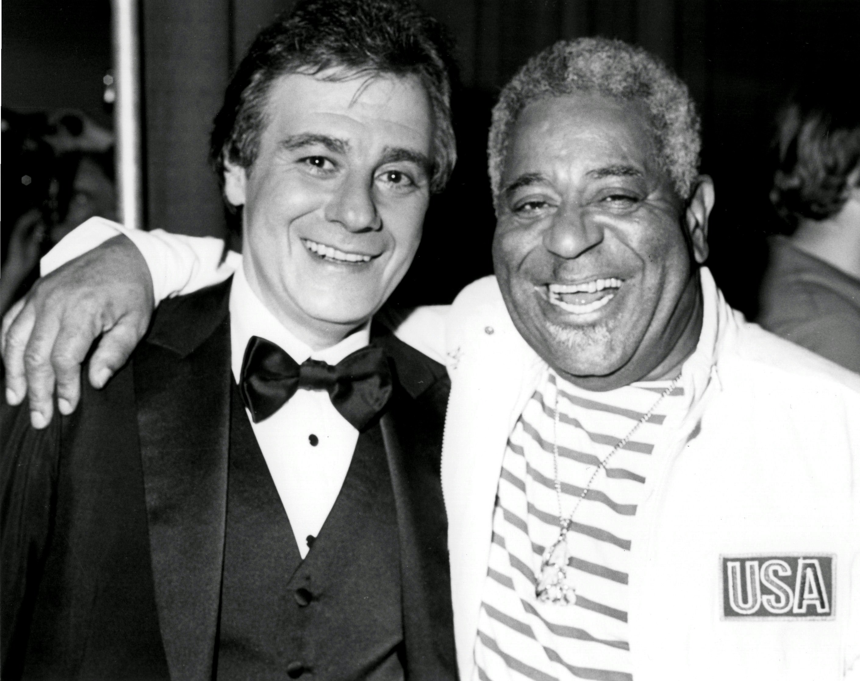 Schifrin and Gillespie. Photograph by Joseph Tanur.